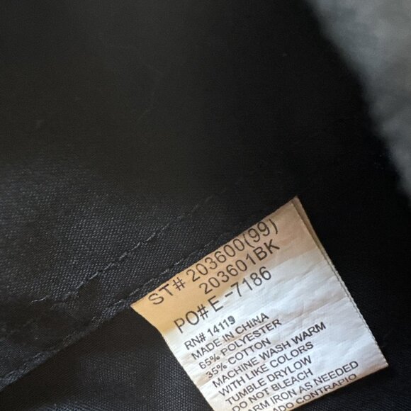 ELY Diamond Men's Size  XL Pearl Snap Western Embroidered Shirt Black - A19 - Picture 11 of 11